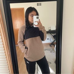 Abercrombie Asymmetrical Snap-Up Fleece